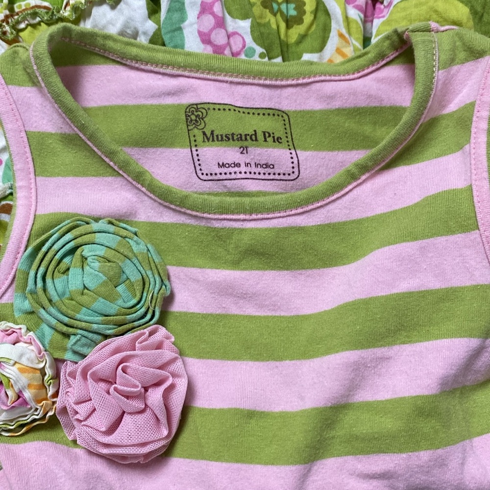 Mustard Pie Girls Floral Dress - Picture 3 of 4